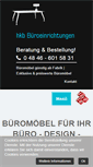 Mobile Screenshot of hkb-bueroeinrichtungen.de